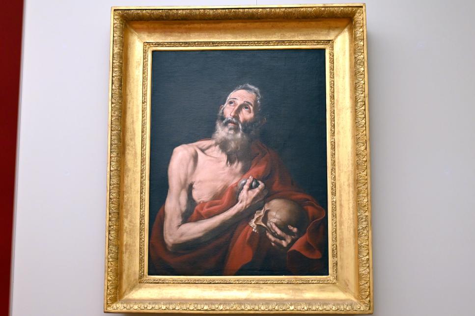 Jusepe de Ribera (1607–1650), Der büßende hl. Hieronymus, Turin, Galleria Sabauda, Saal 18, nach 1648