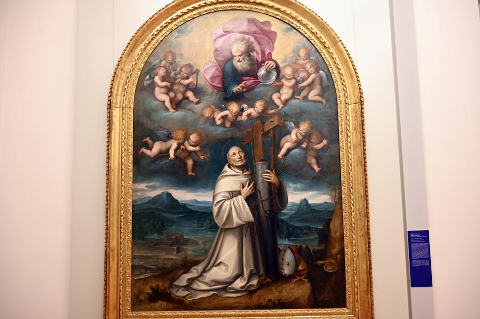 Guglielmo Caccia (Il Moncalvo) (1606–1610), Heiliger Bernhard von Clairvaux, Turin, Galleria Sabauda, Saal 19, um 1610