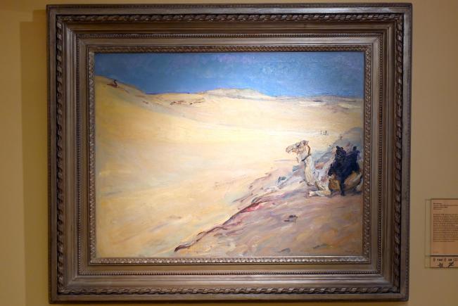 Max Slevogt (1886–1931), Libysche Wüste, Mainz, Landesmuseum, Kunst um 1900, 1914, Bild 1/2