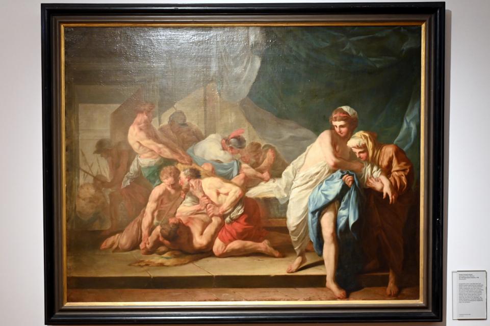 Jacques-François Amand (1756), Die Gefangennahme Samsons, Mainz, Landesmuseum, Mainzer Barock, 1756