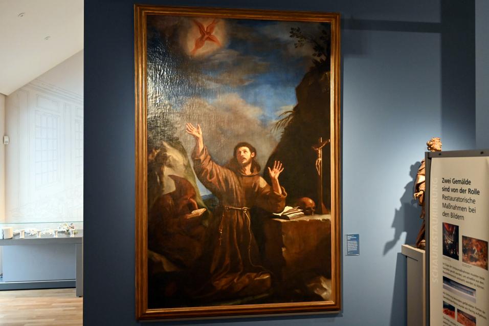 Giovanni Francesco Barbieri (Il Guercino) (1612–1659), Franz von Assisi empfängt die Stigmata, Castelnuovo di Garfagnana, Convento dei Cappuccini, jetzt Mainz, Landesmuseum, Mainzer Barock, um 1642–1643