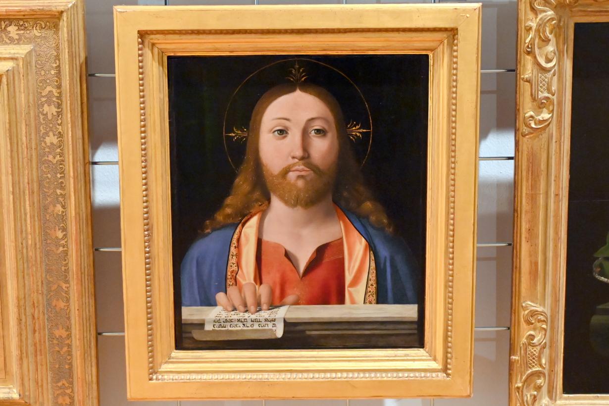 Andrea Previtali (1509–1510), Christus, Mainz, Landesmuseum, Schaudepot, Undatiert, Bild 1/2