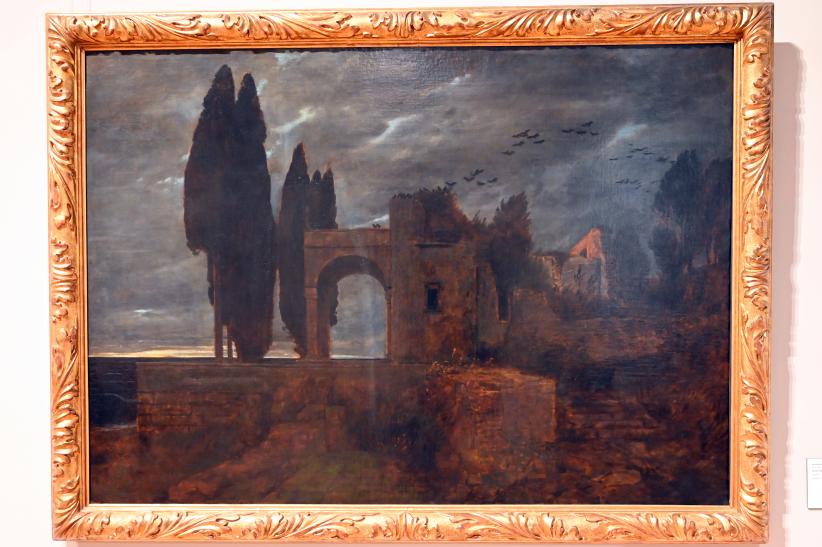 Arnold Böcklin (1851–1897), Ruine einer Villa am Meer, Darmstadt, Hessisches Landesmuseum, Saal 7, 1878–1880