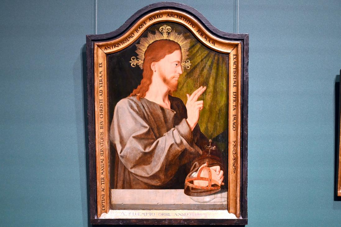 Bartholomäus Bruyn der Ältere (1513–1546), Christus als Salvator, Darmstadt, Hessisches Landesmuseum, Saal 13, 1530–1540