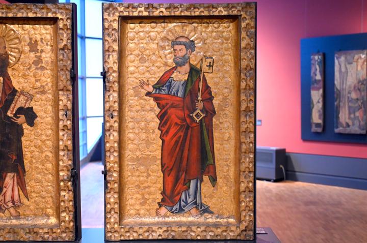 Die Wormser Tafeln, Worms, ehem. Kirche St. Johannes, jetzt Darmstadt, Hessisches Landesmuseum, Saal 15, um 1260, Bild 3/9