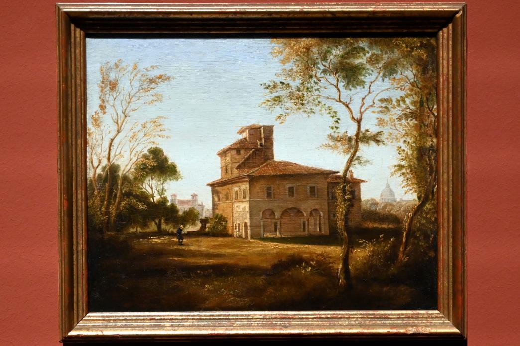 August Kestner (1838), Villa Raffael in Rom, Darmstadt, Hessisches Landesmuseum, Rezeption der Antike, 1838, Bild 1/2