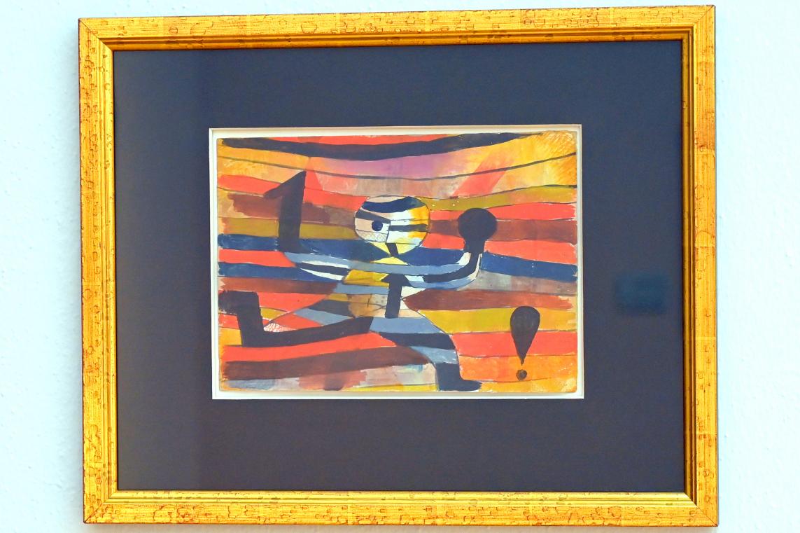 Paul Klee (1904–1940), Läufer - Haker - Boxer, Wiesbaden, Museum Wiesbaden, Ausstellung "Alles! 100 Jahre Jawlensky in Wiesbaden" vom 17.09.-26.06.2022, Saal 12, 1920, Bild 1/2