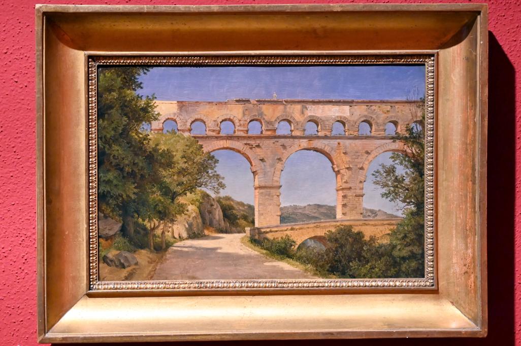 Carl Morgenstern (1836–1841), Pont du Gard, Wiesbaden, Museum Wiesbaden, Exquisit, 1841, Bild 1/2