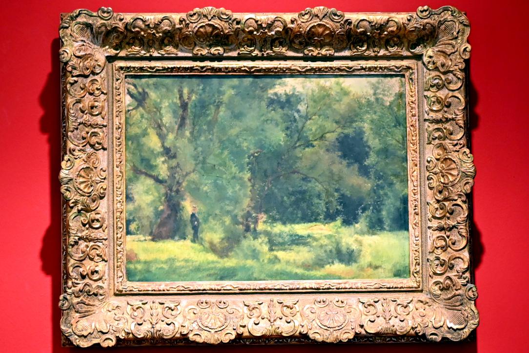 Louis Eysen (1873–1895), Waldlichtung, Wiesbaden, Museum Wiesbaden, Landschaft 1, Undatiert, Bild 1/2