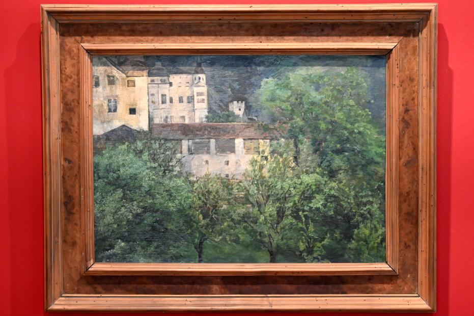 Louis Eysen (1873–1895), Schloss Thurnstein bei Meran, Wiesbaden, Museum Wiesbaden, Landschaft 1, 1886–1887, Bild 1/2