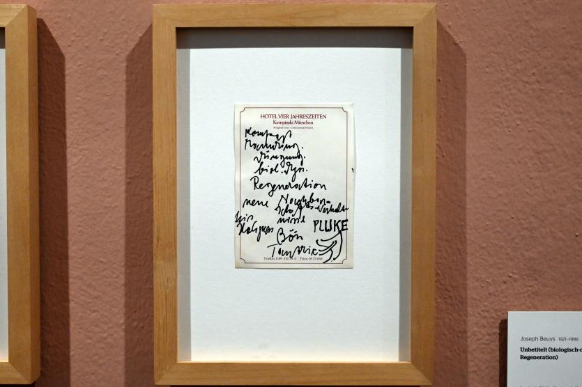 Joseph Beuys (1948–1985), Unbetitelt (biologisch-dynamische Regeneration), Wiesbaden, Museum Wiesbaden, Beuys 2, Undatiert, Bild 1/2