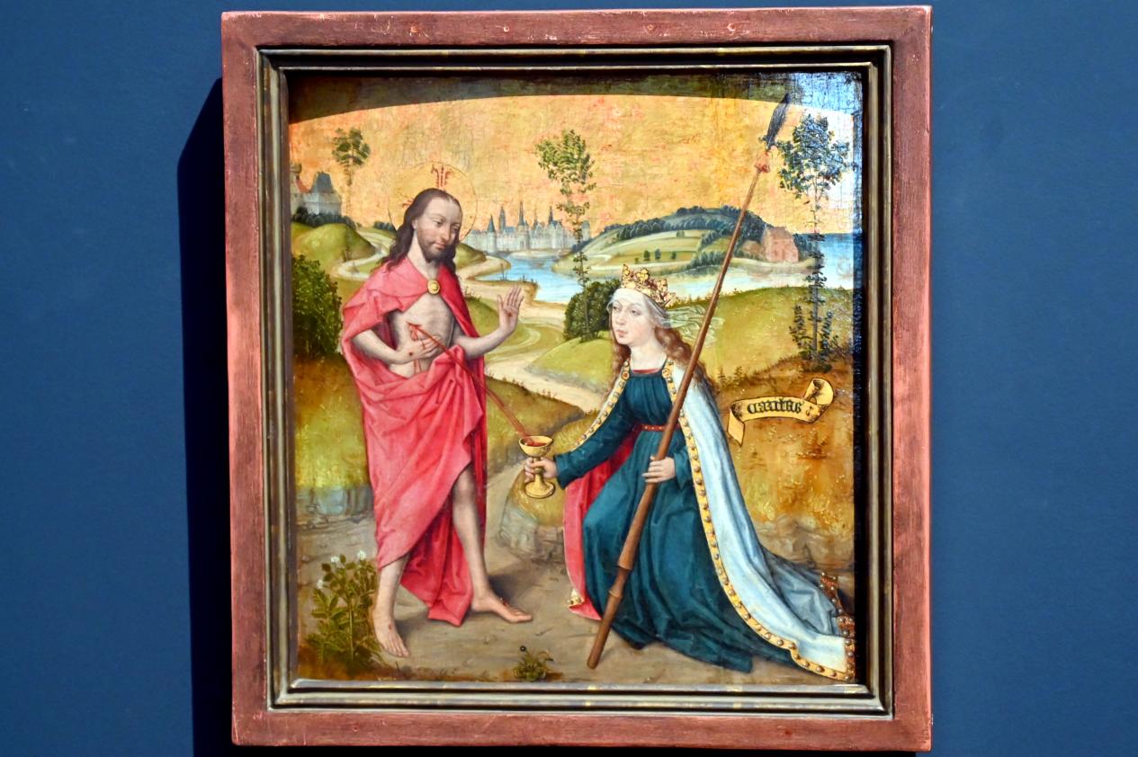 Christus und Caritas, Köln, Wallraf-Richartz-Museum, Mittelalter - Saal 8, um 1470, Bild 1/2