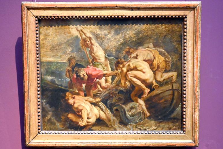 Peter Paul Rubens (1598–1640), Der wunderbare Fischzug, Köln, Wallraf-Richartz-Museum, Barock - Saal 8, um 1610, Bild 1/2
