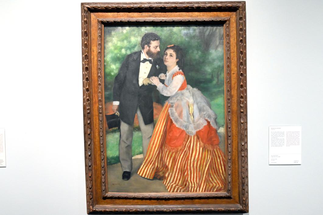 Auguste Renoir (Pierre-Auguste Renoir) (1866–1918), Das Paar, Köln, Wallraf-Richartz-Museum, 19. Jahrhundert - Saal 3, um 1868, Bild 1/2