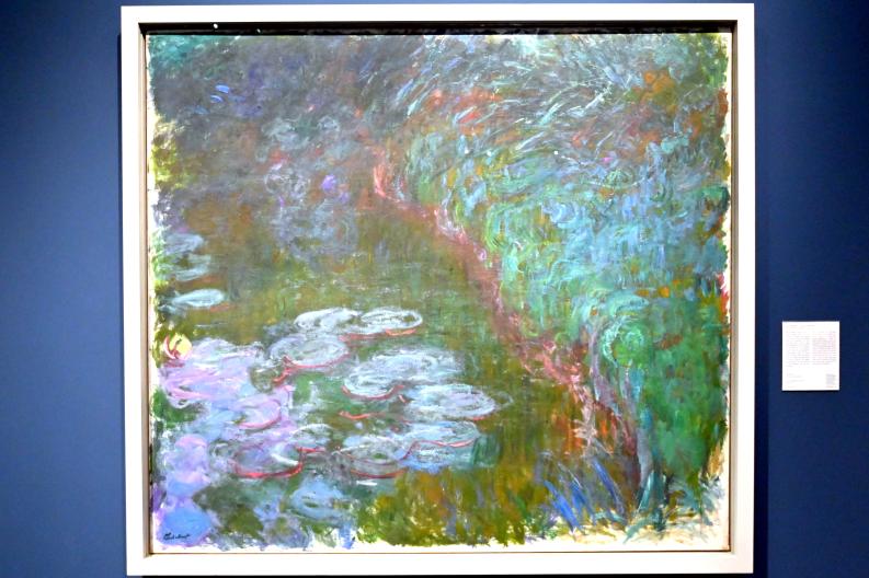 Claude Monet (1864–1925), Seerosen (Nymphéas), Köln, Wallraf-Richartz-Museum, 19. Jahrhundert - Saal 7, um 1915, Bild 1/2