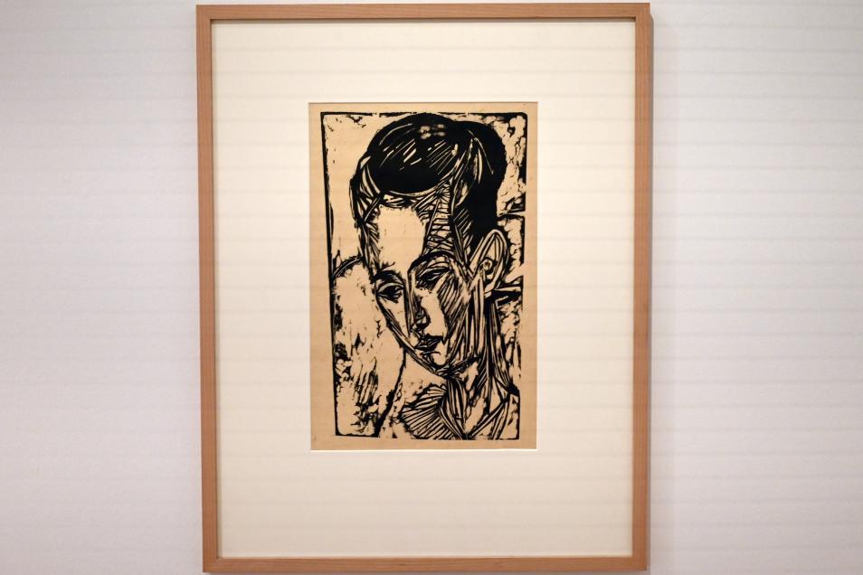 Ernst Ludwig Kirchner (1904–1933), Kopf (Fräulein Hardt), Köln, Museum Ludwig, 02.06, 1915, Bild 1/2