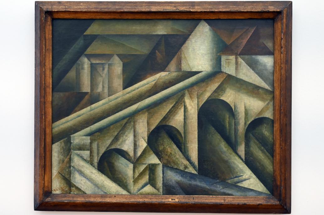 Lyonel Feininger (1907–1940), Brücke III, Köln, Museum Ludwig, 02.21, 1917