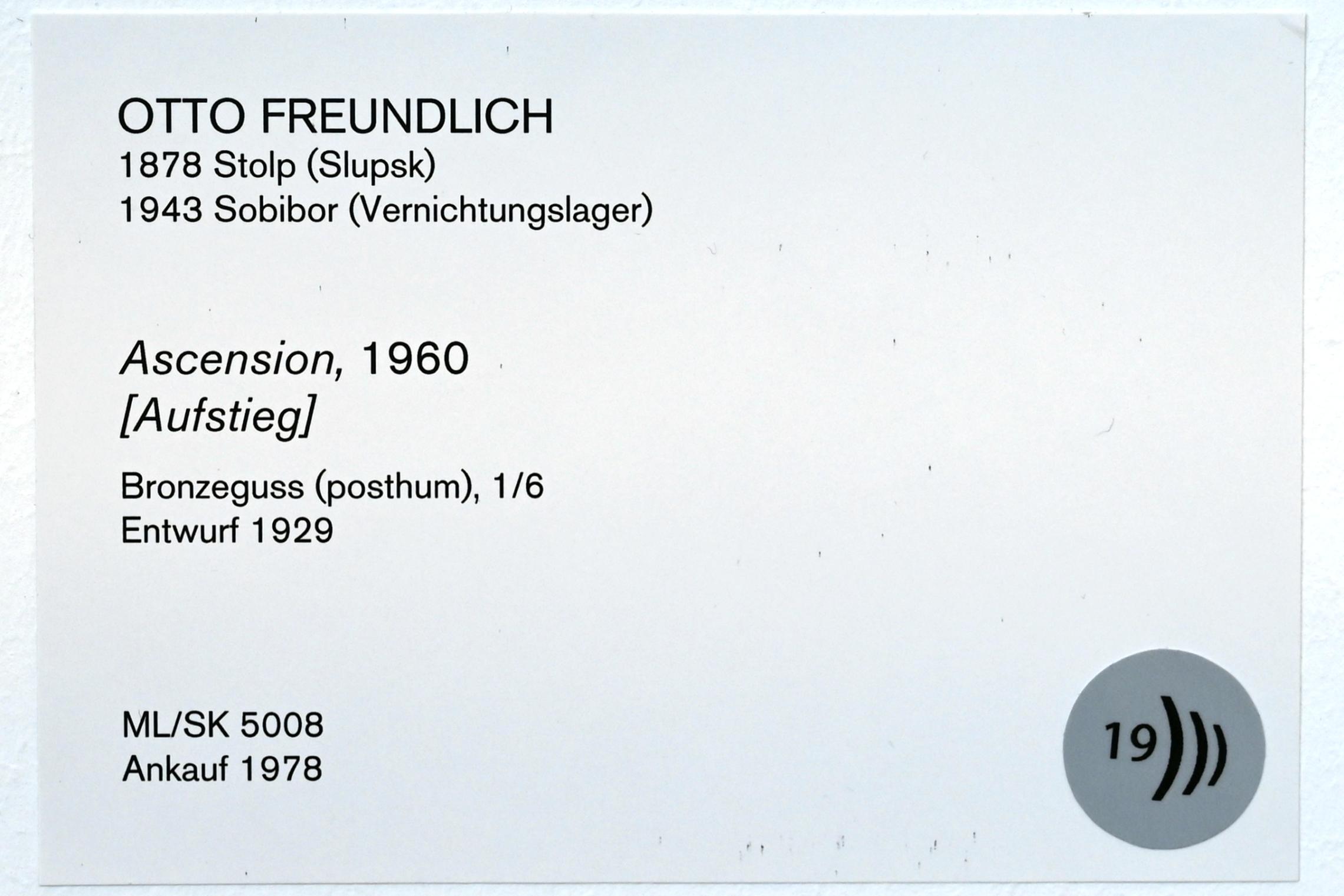 Otto Freundlich (1910–1939), Aufstieg, Köln, Museum Ludwig, 02.20, 1929, Bild 4/4