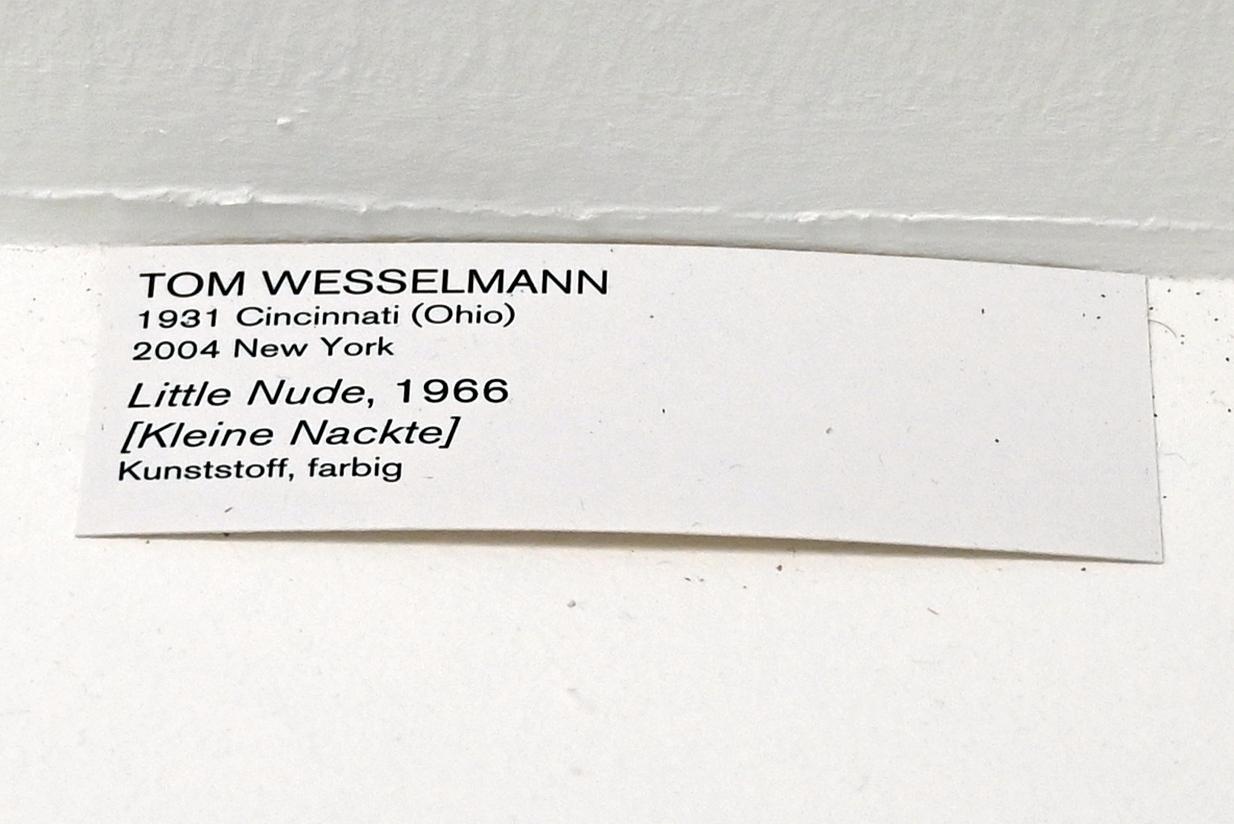 Tom Wesselmann (1964–1971), Kleine Nackte, Köln, Museum Ludwig, 01.11, 1966, Bild 2/2