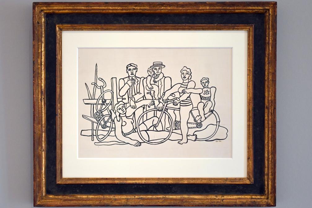 Fernand Léger (1912–1954), Die Freizeit, Schwäbisch Hall, Kunsthalle Würth, Ausstellung "Sport, Spaß und Spiel" vom 13.12.2021 - 26.02.2023, Obergeschoß, 1944