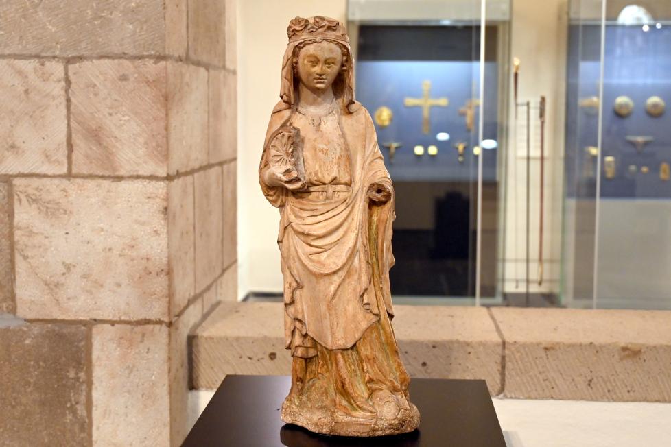 Hl. Katharina, Köln, Museum Schnütgen, Saal 6, um 1320–1330, Bild 1/2