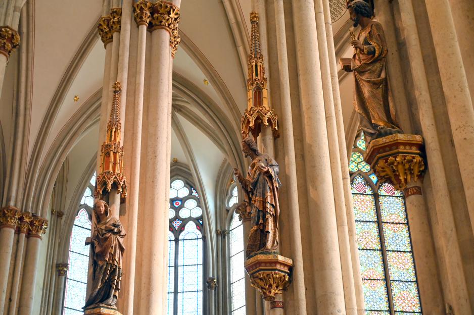 Chorpfeilerfiguren, Köln, Hohe Domkirche Sankt Petrus (Kölner Dom), um 1280, Bild 1/9