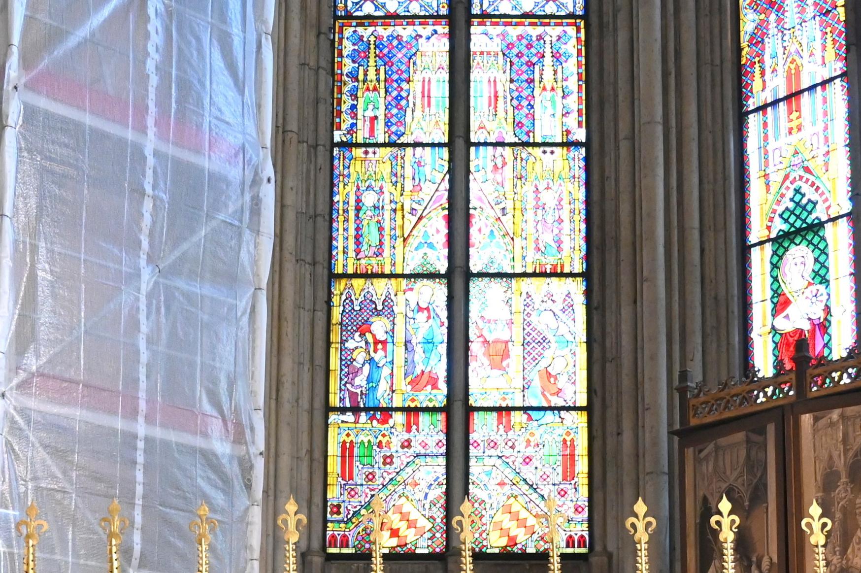 Jakobusfenster, Köln, Hohe Domkirche Sankt Petrus (Kölner Dom), nach 1322