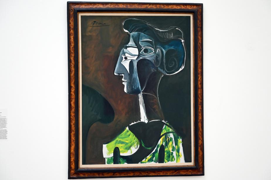 Pablo Picasso (1897–1972), Großes Profil (Jacqueline), Düsseldorf, Kunstsammlung K20, Saal 7, 1963, Bild 1/2
