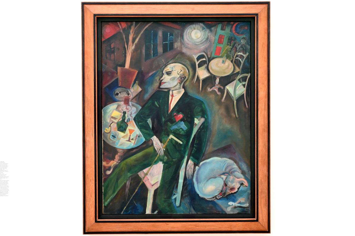 George Grosz (1915–1931), Der Liebeskranke, Düsseldorf, Kunstsammlung K20, Saal 9, 1916, Bild 1/2