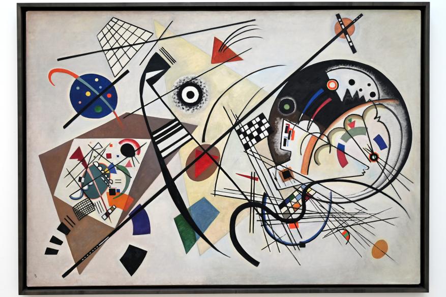 Wassily Kandinsky (1900–1943), Durchgehender Strich, Düsseldorf, Kunstsammlung K20, Saal 10, 1923