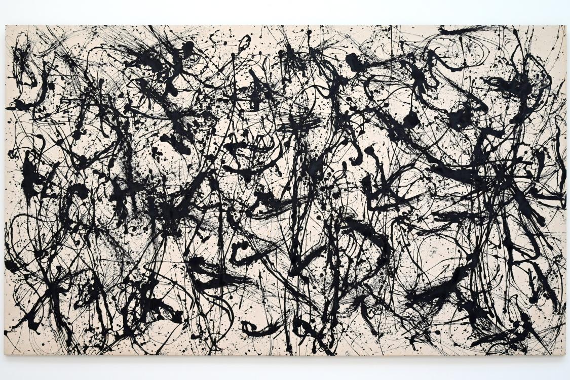 Jackson Pollock (1941–1953), Nummer 32, 1950, Düsseldorf, Kunstsammlung K20, Saal 13, 1950, Bild 1/2