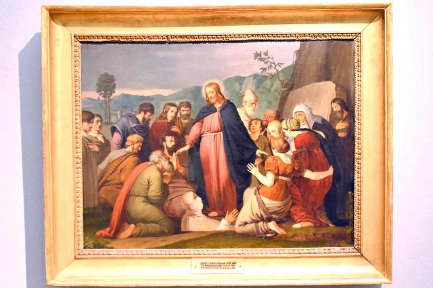 Friedrich Overbeck (1808–1867), Die Auferweckung des Lazarus, Lübeck, Museum Behnhaus Drägerhaus, Obergeschoß Flügel Saal 2, 1808, Bild 1/2