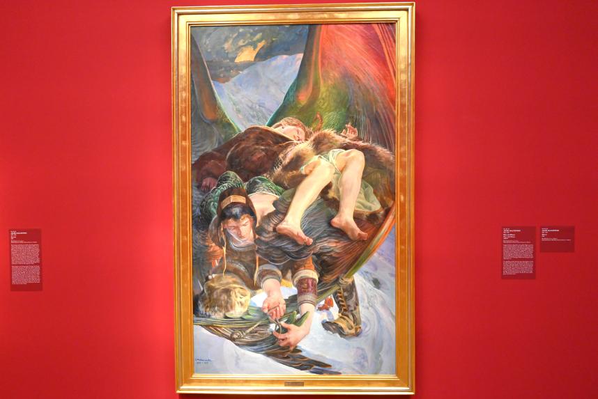 Jacek Malczewski (1876–1917), Eloe und Ellenai, München, Kunsthalle, Ausstellung "Polnischer Symbolismus um 1900" vom 25.03.-07.08.2022, Saal 6 - Mythen, 1908–1909