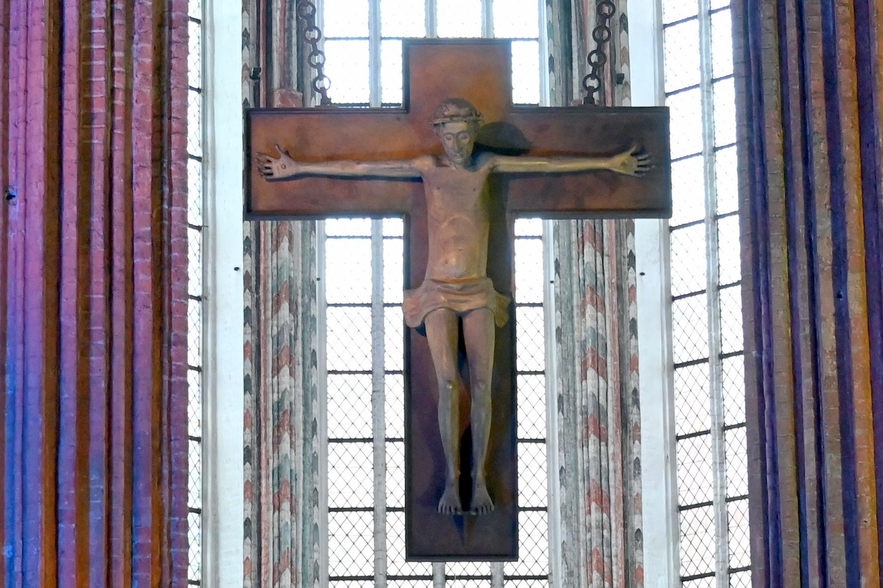 Gerhard Marcks (1932–1975), Kruzifix, Lübeck, Marienkirche, 1958