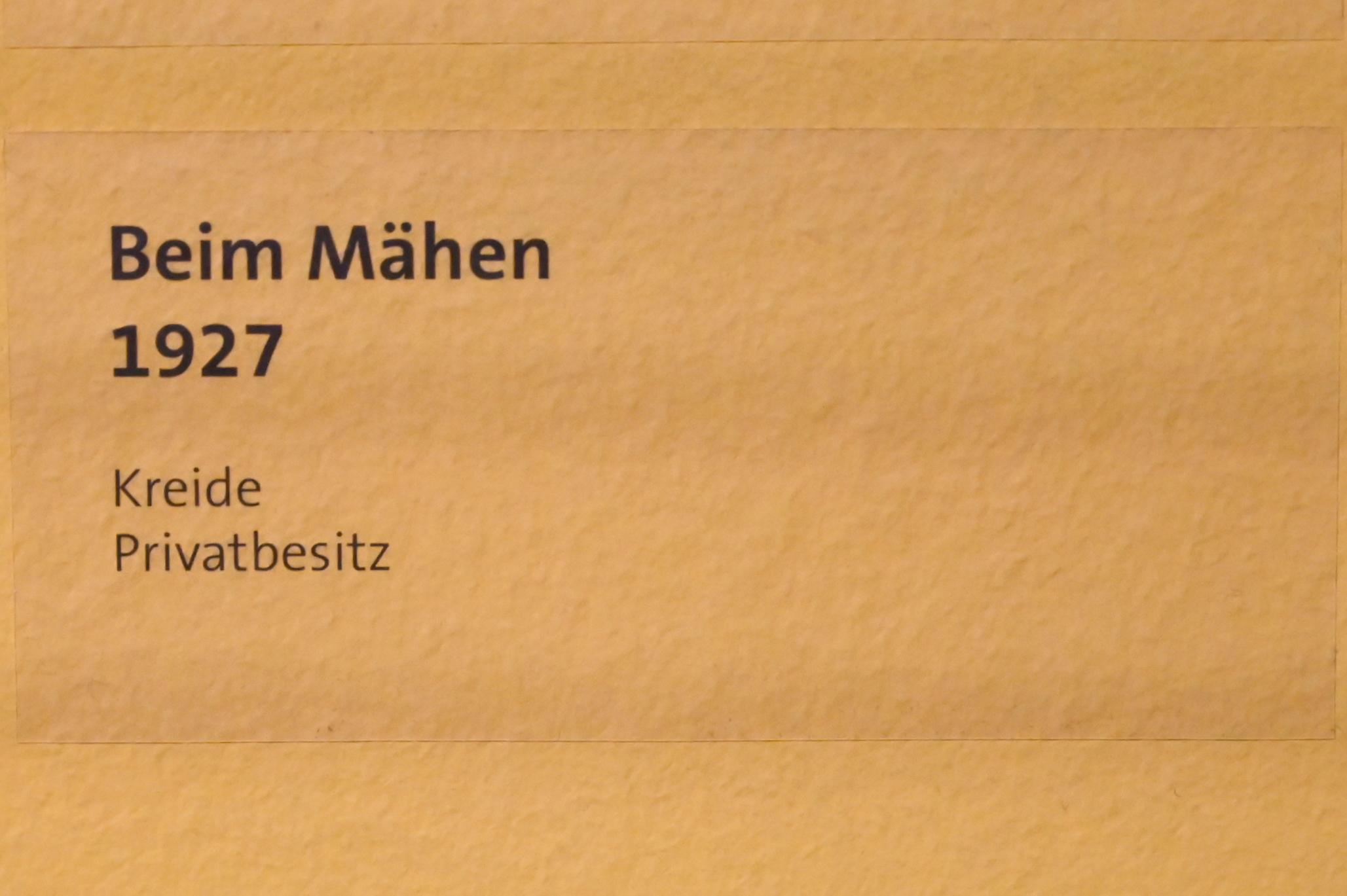 Max Pechstein (1895–1953), Beim Mähen, Zwickau, Kunstsammlungen, Max-Pechstein-Museum - Seegewohnheiten, 1927, Bild 2/3