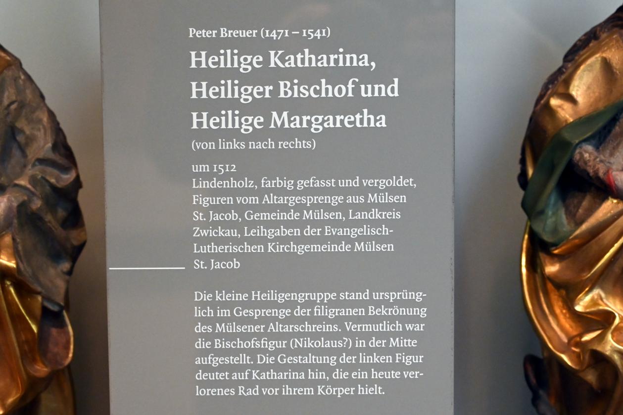 Peter Breuer (1509–1539), Heilige Margaretha, Mülsen, Kirche St. Jacob, jetzt Zwickau, Kunstsammlungen, Im Himmel zu Hause, um 1512, Bild 2/2