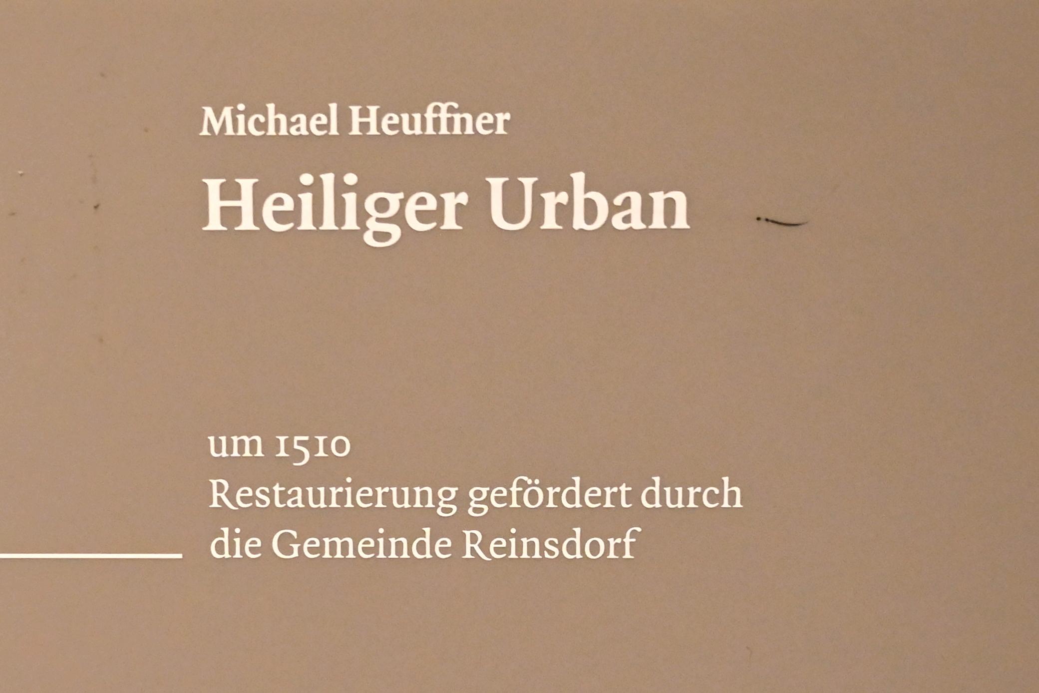 Michael Heuffner (1510), Heiliger Urban, Reinsdorf (Sachsen), Kirche St. Jakobus, jetzt Zwickau, Kunstsammlungen, Im Himmel zu Hause, um 1510, Bild 3/3