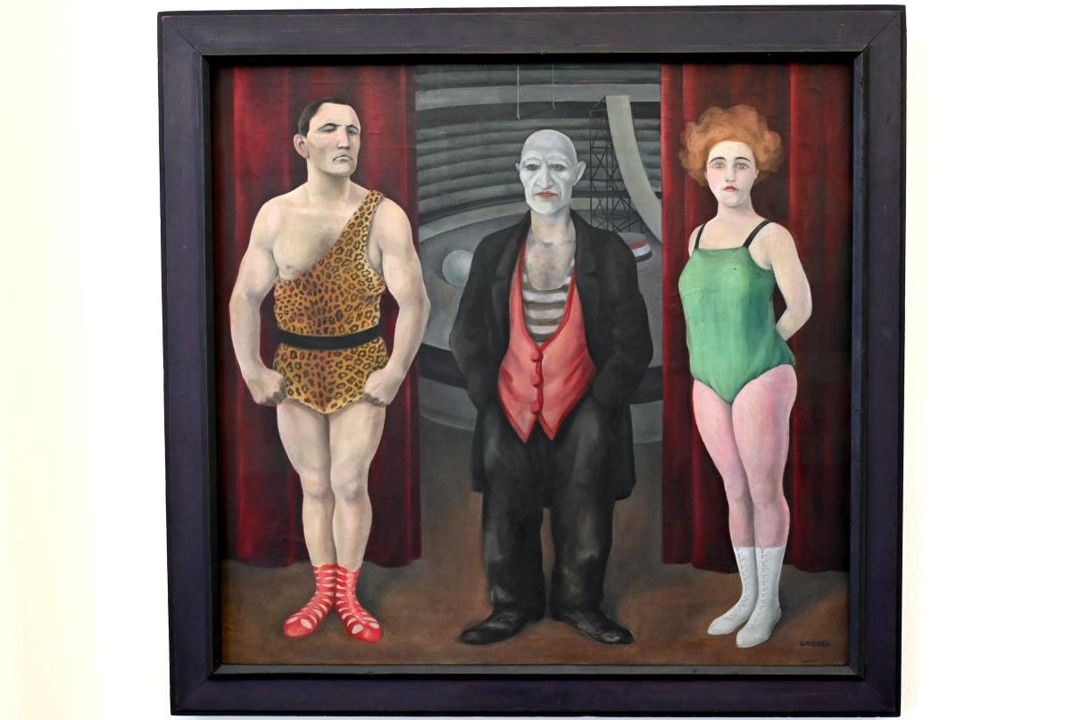 Otto Griebel (1925), Zirkusbild, Zwickau, Kunstsammlungen, Aufbruch in die Moderne, 1925