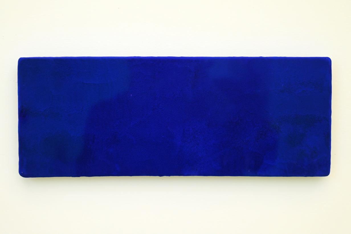 Yves Klein (1956–1962), Bleu monochrome, Ulm, Museum Ulm, Saal 7c, 1957, Bild 1/3
