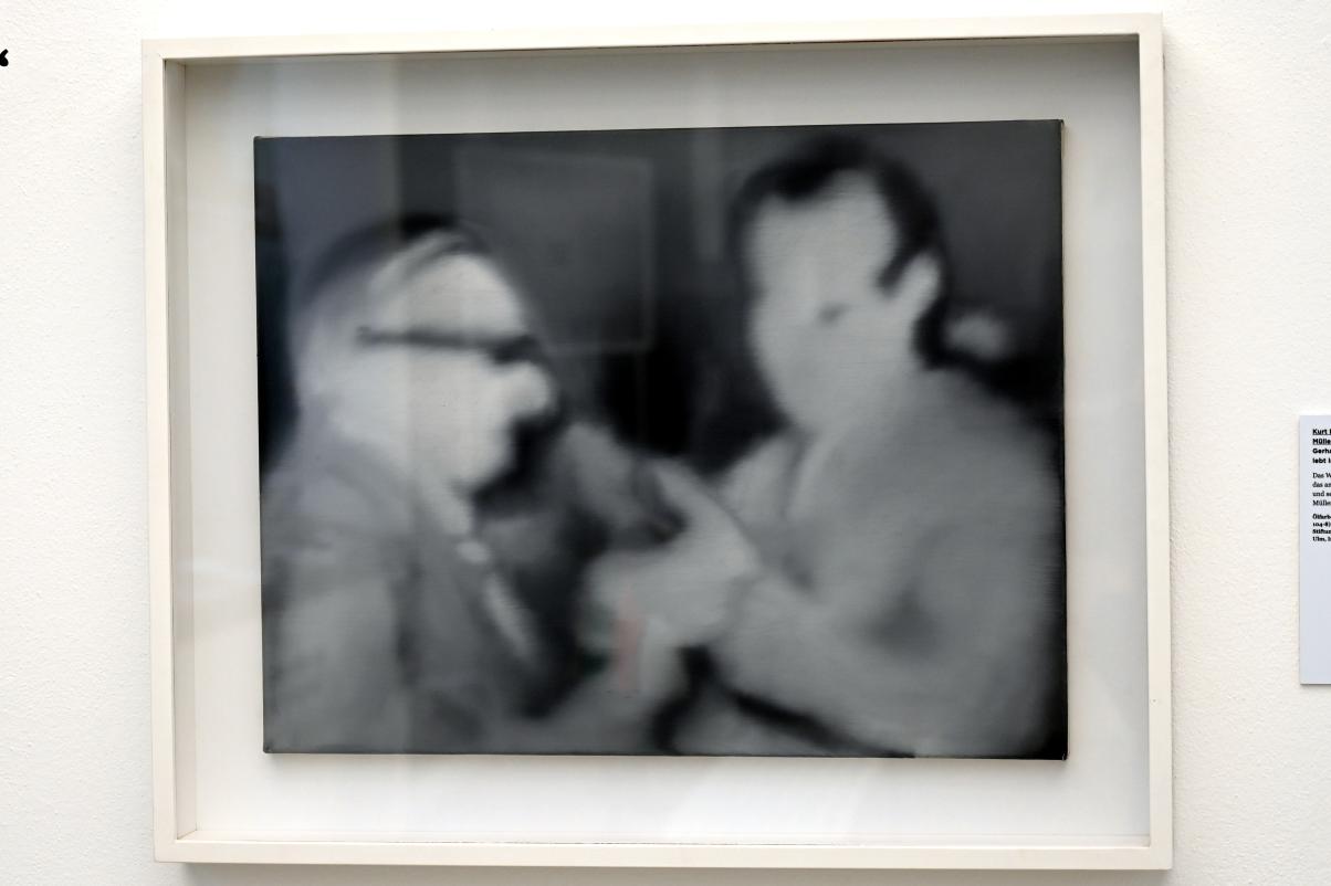 Gerhard Richter (1963–2020), Kurt Fried und Hans Jürgen Müller, Ulm, Museum Ulm, Saal 7d, 1966, Bild 1/2