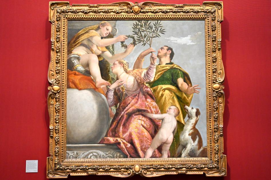 Paolo Caliari (Veronese) (1547–1587), Allegorie der Liebe (Die glückliche Vereinigung), London, National Gallery, Saal 11, um 1575, Bild 1/2