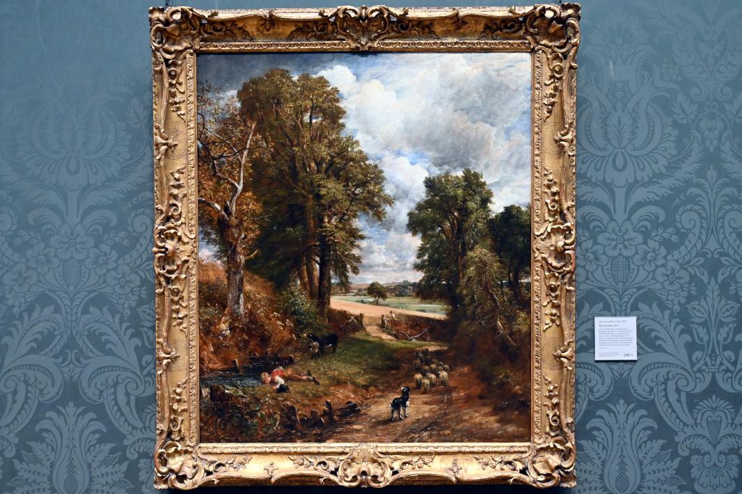 John Constable (1804–1837), Kornfeld, London, National Gallery, Saal 34, 1826, Bild 1/2