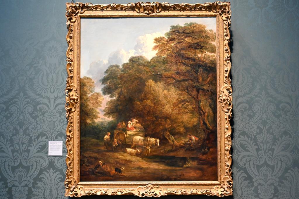 Thomas Gainsborough (1748–1788), Der Marktwagen, London, National Gallery, Saal 34, 1786, Bild 1/2