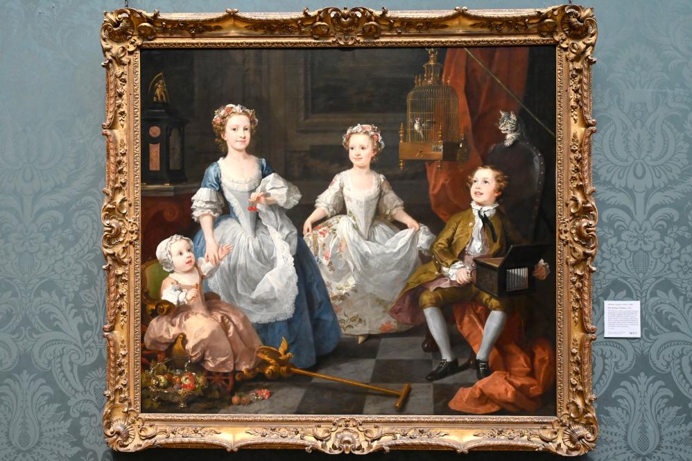 William Hogarth (1733–1743), Porträt der Graham-Kinder, London, National Gallery, Saal 34, 1742