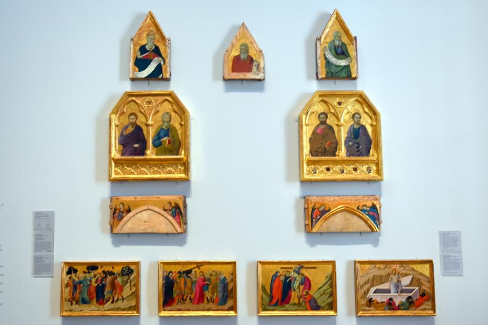 Ugolino di Nerio (1305–1332), David, Florenz, Franziskanerkirche Santa Croce, jetzt London, National Gallery, Saal 52, um 1324–1325, Bild 2/3