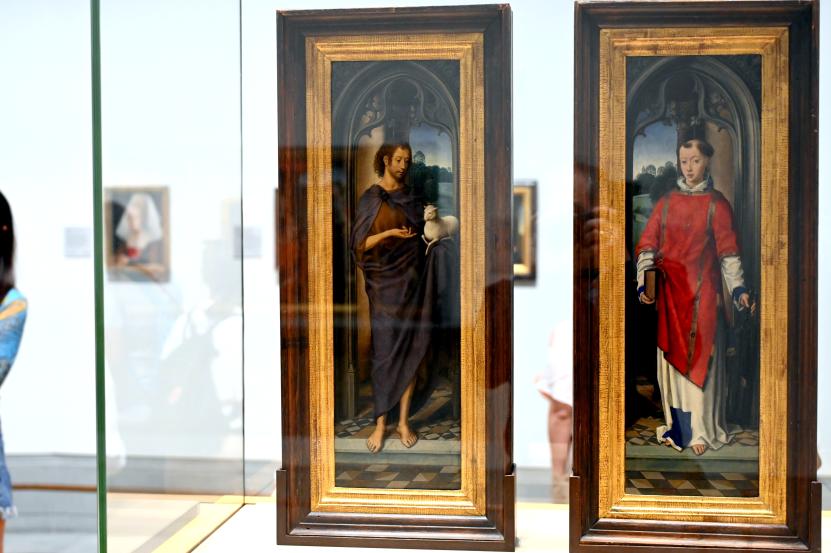 Hans Memling (1467–1491), Der heilige Johannes der Täufer, London, National Gallery, Saal 63, um 1480, Bild 1/2