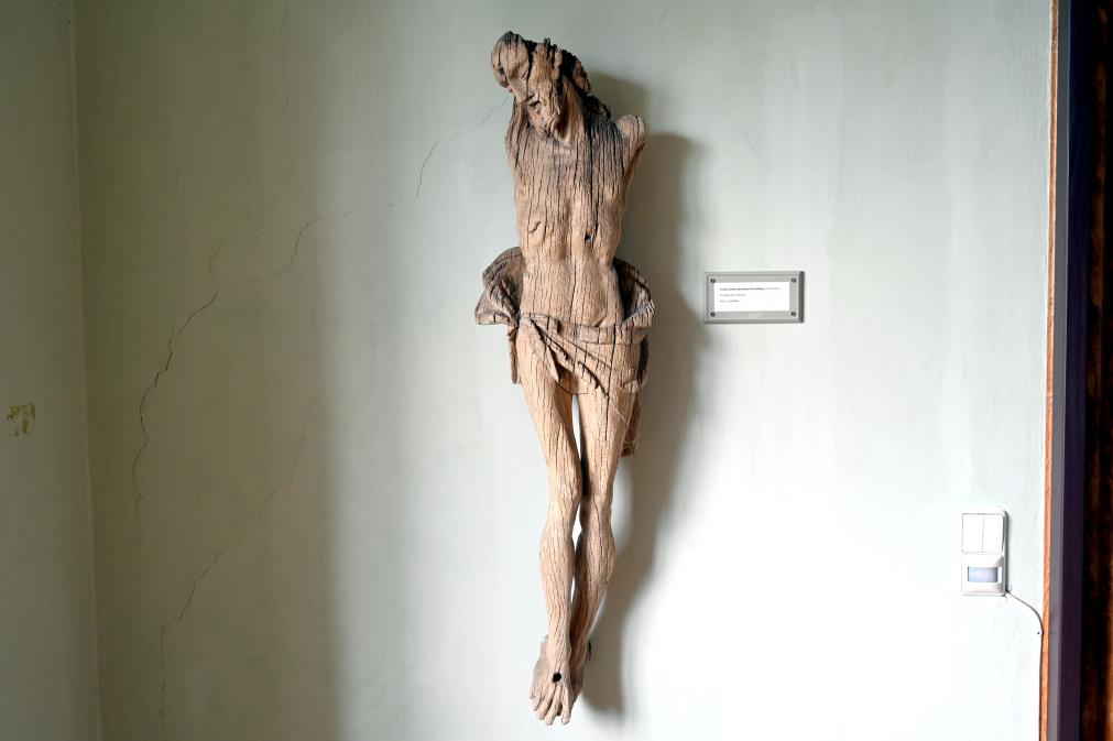 Torso eines barocken Kruzifixes (Flurkreuz?), Überlingen, Städtisches Museum, Kleiner Barocksaal, Undatiert, Bild 1/3
