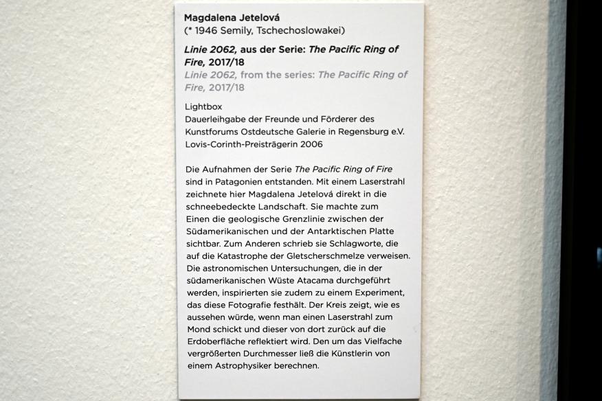 Magdalena Jetelová (1994–2017), Linie 2062, Regensburg, Ostdeutsche Galerie, Rotunde, 2017–2018, Bild 2/2