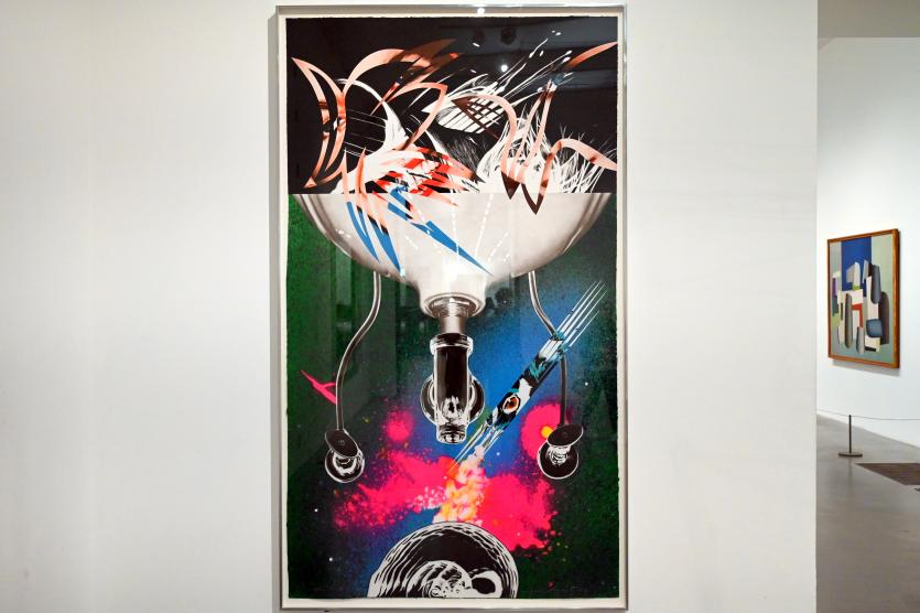 James Rosenquist (1961–1995), Where the Water Goes, London, Tate Gallery of Modern Art (Tate Modern), Media Networks 1, 1989