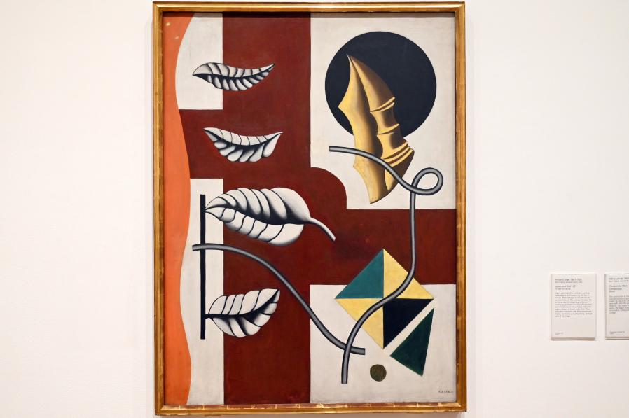 Fernand Léger (1912–1954), Blätter und Muscheln, London, Tate Gallery of Modern Art (Tate Modern), Artist and Society 2, 1927